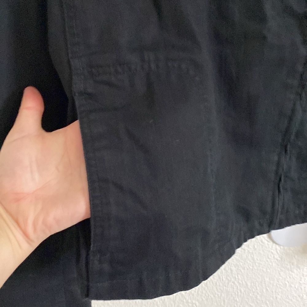 American living- black Jean Moto jacket-size extra large - Picture 6 of 7